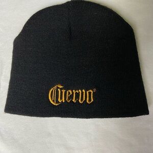 Cuervo hat snow beanie never worn tequila black 8.5 wide knit warm